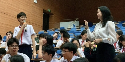 Học trung cấp sau THCS: Ý Việt gặp gỡ và định hướng nghề nghiệp tại THCS Nguyễn Khuyến