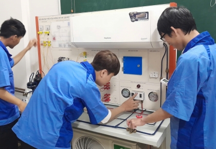 Học Ngành Kỹ Thuật Máy Lạnh Và Điều Hòa Không Khí Tại Ý Việt: 70% Thực Hành Thực Tế
