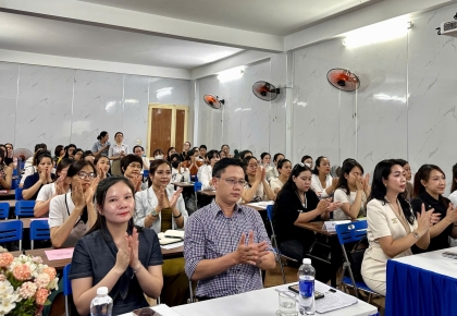 Hơn 80 học viên khai giảng lớp học nghề Spa và Trang điểm sơ cấp được Nhà nước hỗ trợ 100% học phí Hơn 80 học viên khai giảng lớp học nghề Spa và Trang điểm sơ cấp được Nhà nước hỗ trợ 100% học phí